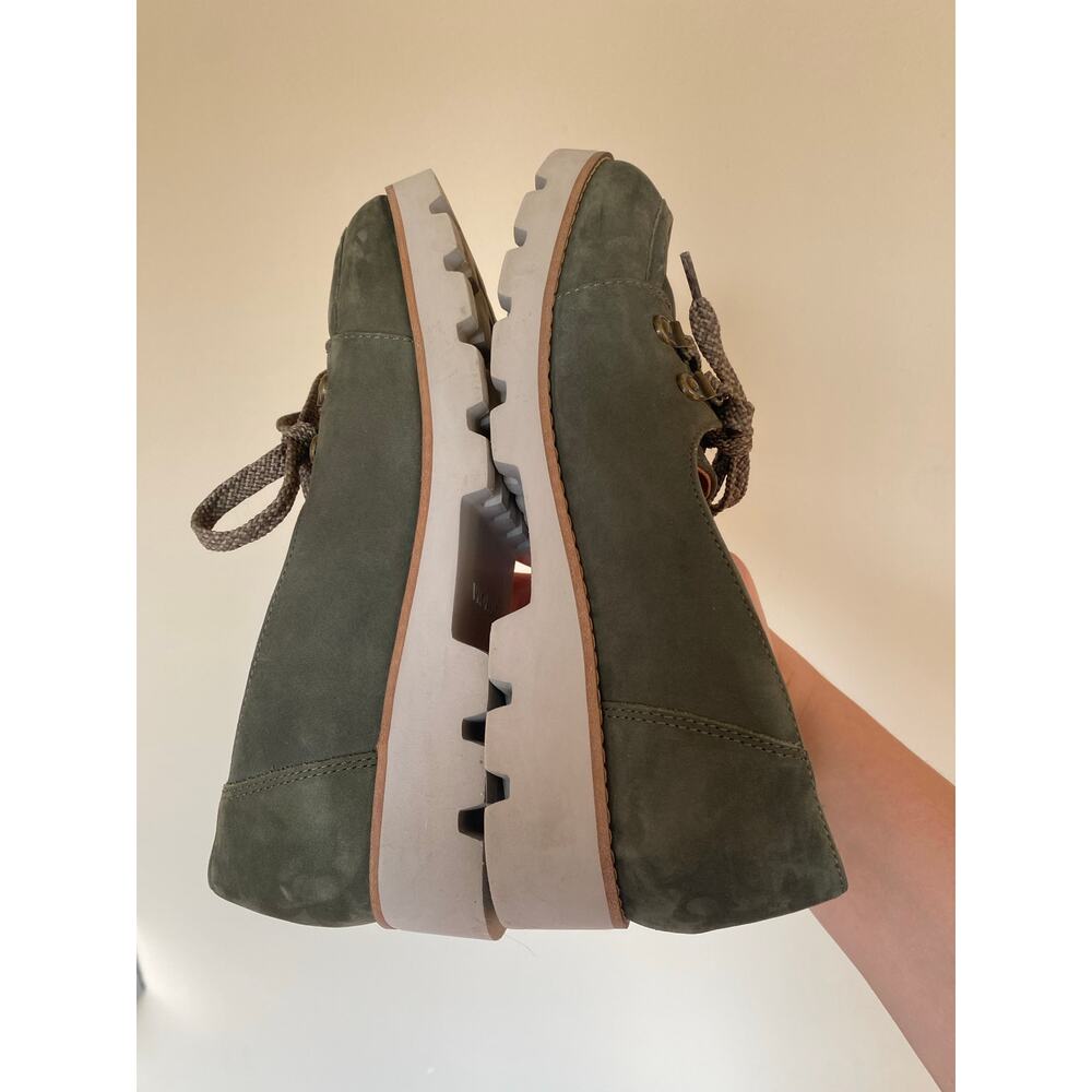 Vionic Teagan green nubuck lace up loafers size 6 - Picture 4 of 8